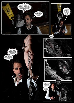 actor Nathan Head - Dorian and Drama photo comics - horror comic